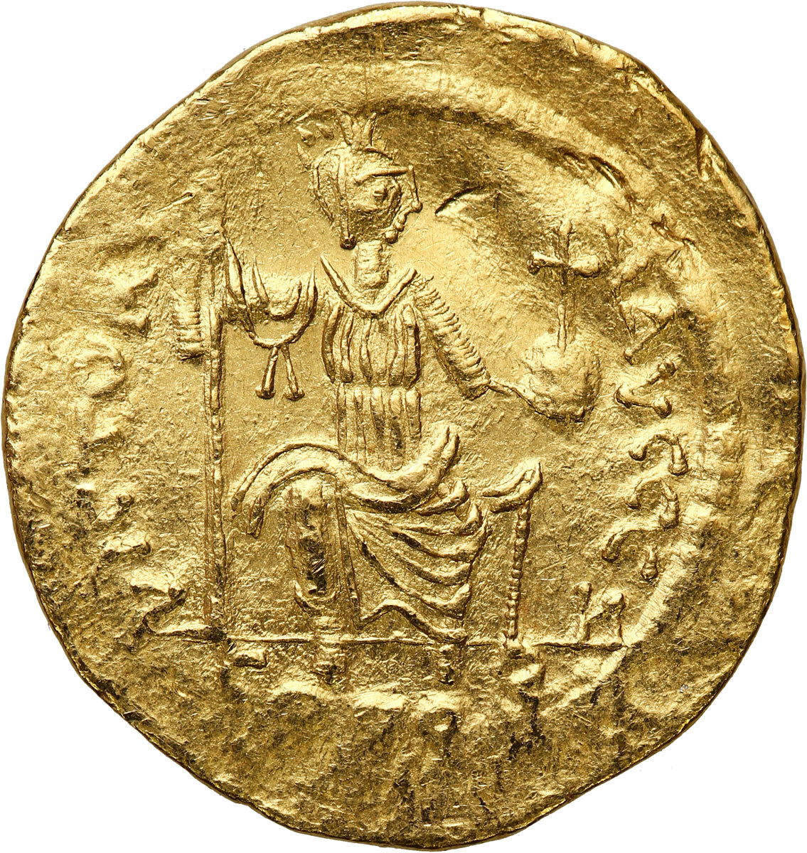 Bizancjum. Justyn II (565-578). Solid, Konstantynopol